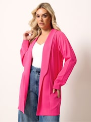 وردي - Yours Curve Shawl Collar Scuba Blazer - Image 1 of 5