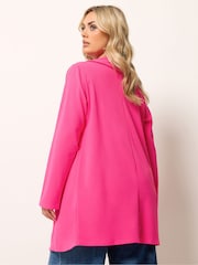 وردي - Yours Curve Shawl Collar Scuba Blazer - Image 3 of 5