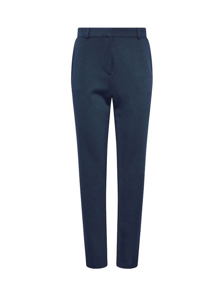 M&Co Blue Ponte Tailored Trousers - Image 5 of 5 M&Co Blue Ponte Tailored Trousers - Image 5 of 5