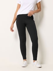M&Co Black Ponte High Waisted Leggings - Image 1 of 5