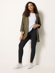 M&Co Black Ponte High Waisted Leggings - Image 2 of 5