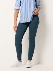 藍色 - M&Co Ponte High Waisted Leggings - 圖片 1/5