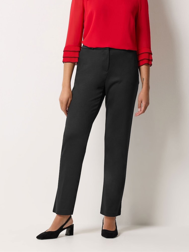 M&Co Black Ponte Tailored Trousers - Image 1 of 5