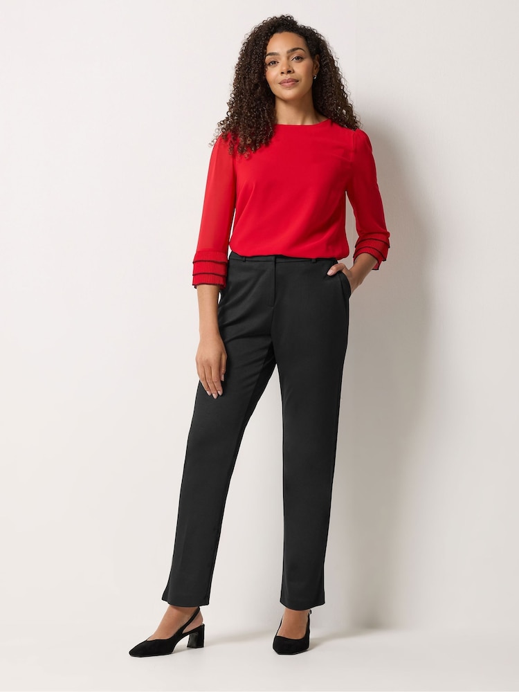 M&Co Black Ponte Tailored Trousers - Image 2 of 5