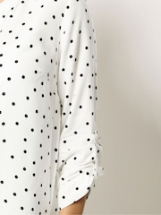 M&Co Cream Polka Dot Shirt - Image 4 of 5