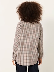FatFace Bessie Cream Check Shirt - Image 2 of 5