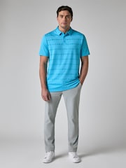 Callaway Golf Blue Jacquard Polo Shirt - Image 1 of 6