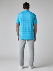 Callaway Golf Blue Jacquard Polo Shirt - Image 2 of 6