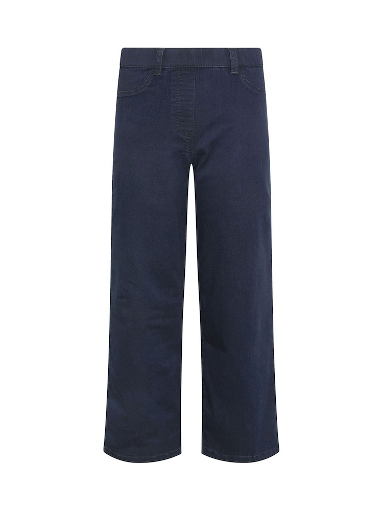 M&Co Blue Petite Wide Leg Jeggings - Image 5 of 5