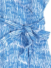 Mountain Warehouse Blue Santorini Midi Wrap Dress - Image 4 of 5
