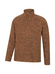 Mountain Warehouse Orange Mens Snowdon Micro Fleece - Image 2 of 4