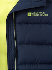 Mountain Warehouse Blue Rocko Kids Water-Resistant Padded Gilet - Image 6 of 6