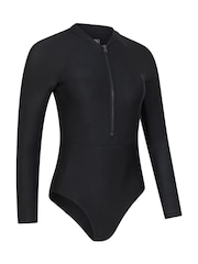 Mountain Warehouse Black Surfer Long Sleeve Swimsuit - Image 8 of 10