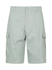 Mountain Warehouse Green Lakeside Cotton Cargo Shorts - Image 5 of 10