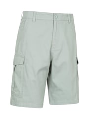 Mountain Warehouse Green Lakeside Cotton Cargo Shorts - Image 7 of 10