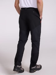 Mountain Warehouse Black Forest Trekking Mens Water Resistant Zip Off Trousers - Image 2 of 5
