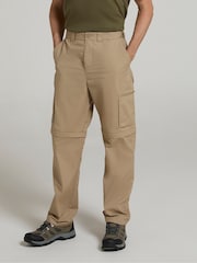 Mountain Warehouse Brown Trek Mens Quick Drying Zip Off Trousers - Image 4 of 4