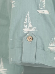 Mountain Warehouse Green Coconut Womens Short Sleeve Shirt - Image 4 of 5