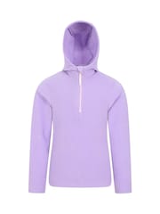 Morado - Sudadera de polar con capucha Camber II de Mountain Warehouse - Imagen 1 de 6