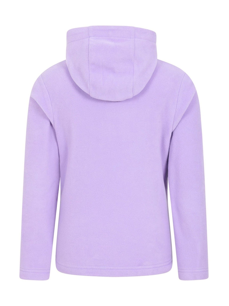 Morado - Sudadera de polar con capucha Camber II de Mountain Warehouse - Imagen 2 de 6