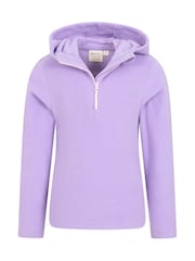 Morado - Sudadera de polar con capucha Camber II de Mountain Warehouse - Imagen 3 de 6