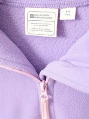Morado - Sudadera de polar con capucha Camber II de Mountain Warehouse - Imagen 6 de 6