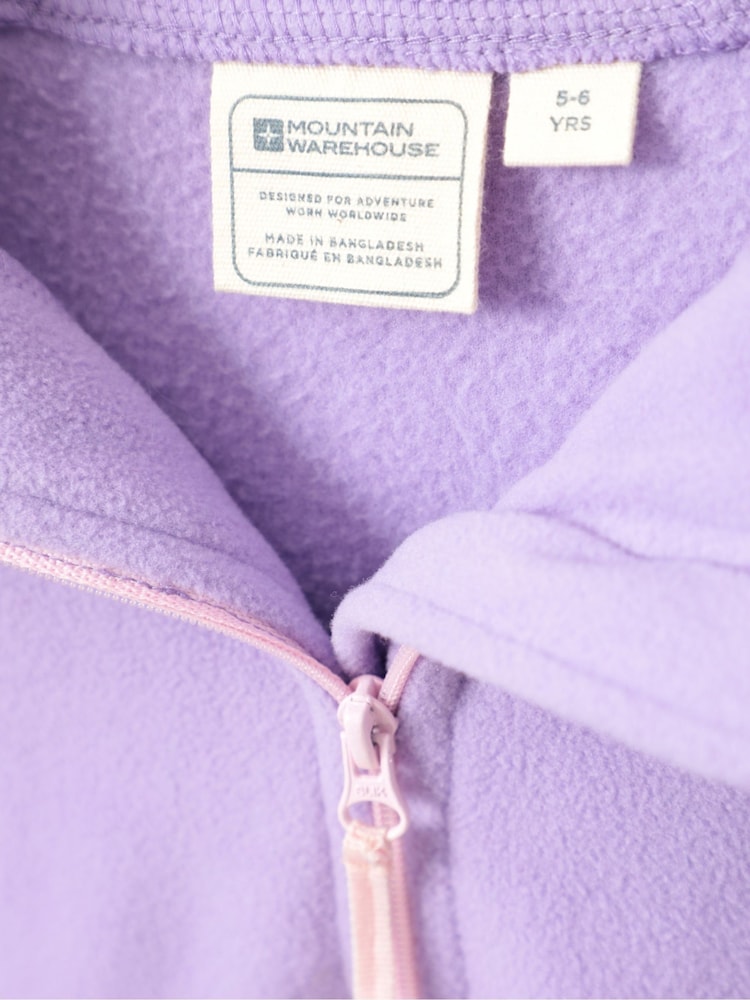 Morado - Sudadera de polar con capucha Camber II de Mountain Warehouse - Imagen 6 de 6