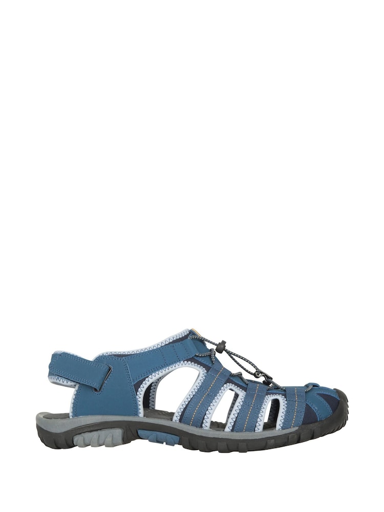 Mountain Warehouse Blue Trek Walking Sandals - Image 1 of 6 Mountain Warehouse Blue Trek Walking Sandals - Image 1 of 6
