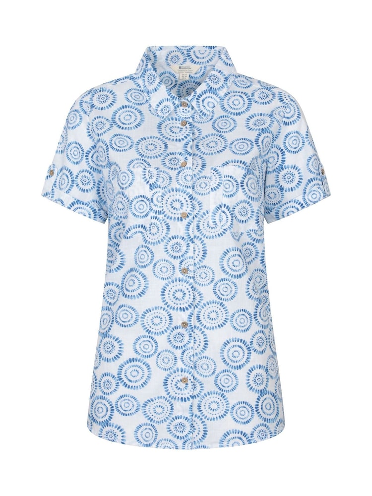 Mountain Warehouse White Coconut Womens Short Sleeve Shirt - Image 1 of 4 Mountain Warehouse White Coconut Womens Short Sleeve Shirt - Image 1 of 4