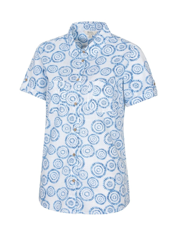 Mountain Warehouse White Coconut Womens Short Sleeve Shirt - Image 2 of 4 Mountain Warehouse White Coconut Womens Short Sleeve Shirt - Image 2 of 4
