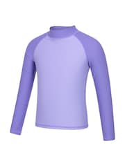 Mountain Warehouse Light Purple Long Sleeve Rash Vest - Image 3 of 4