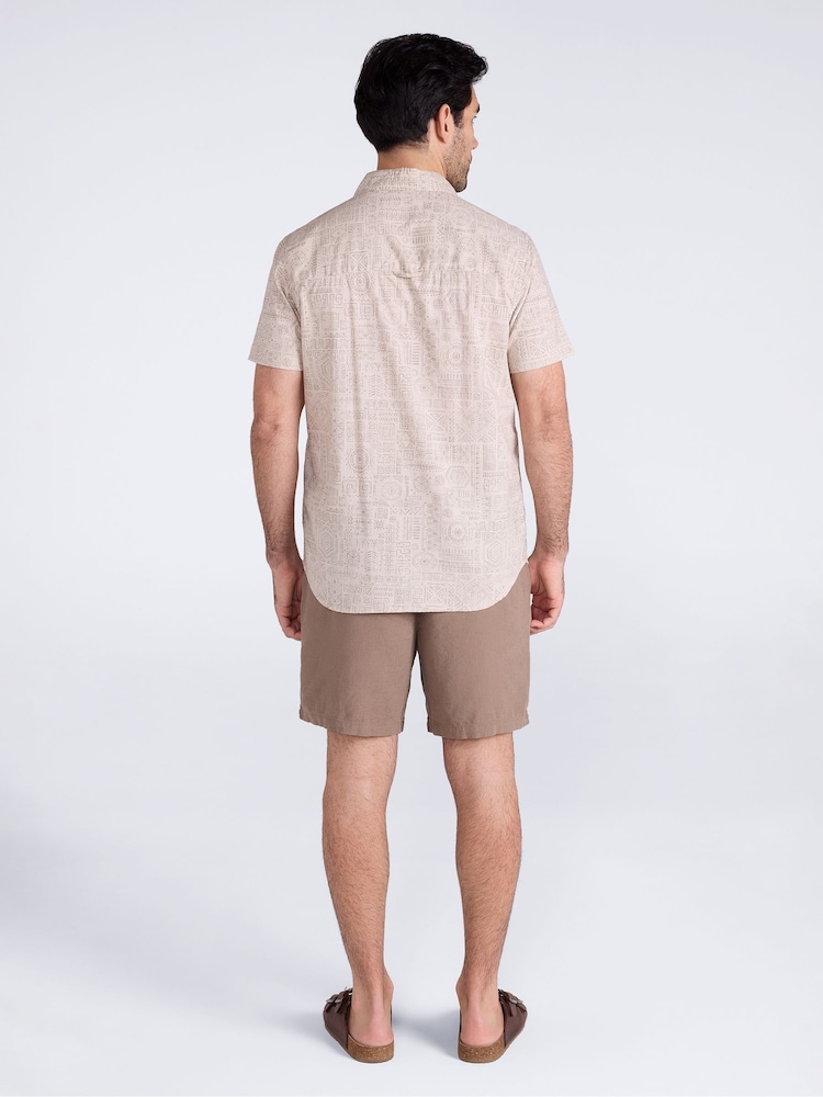 Mountain Warehouse Natural Preston Illustration Shirt - Image 4 of 4