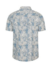 Mountain Warehouse Blue Tropical Printed Short Sleeved Shirt - Image 2 of 4