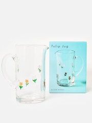 Oliver Bonas Clear Tulip Glass Jug - Image 3 of 6