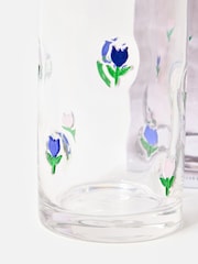 Oliver Bonas Clear Fiorelli Tulip Clear Glass Vase - Image 4 of 5