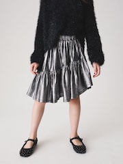 Silver Asymmetric Skirt (3-16yrs) - Image 1 of 3