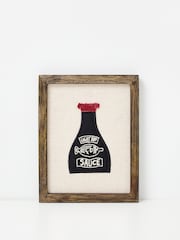 Oliver Bonas Natural Soy Sauce Framed Wall Art - Image 1 of 5