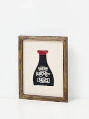 Oliver Bonas Natural Soy Sauce Framed Wall Art - Image 3 of 5