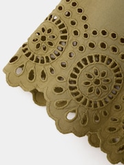 Mango Green Cut Out Cropped Shirt - Image 6 of 7