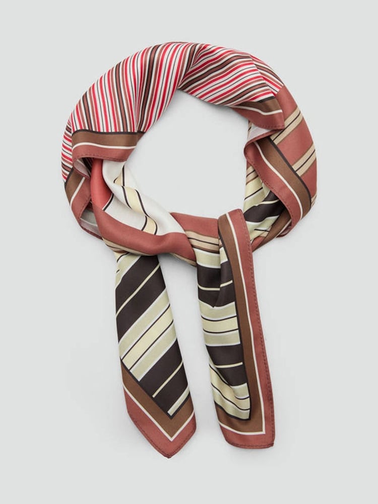 Mango Brown Satin Scarf - Image 1 of 4