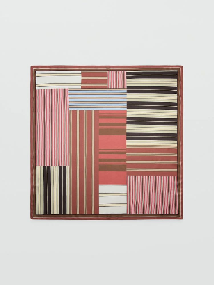 Mango Brown Satin Scarf - Image 2 of 4