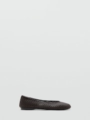 Mango Brown Ballet Flats - Image 1 of 3