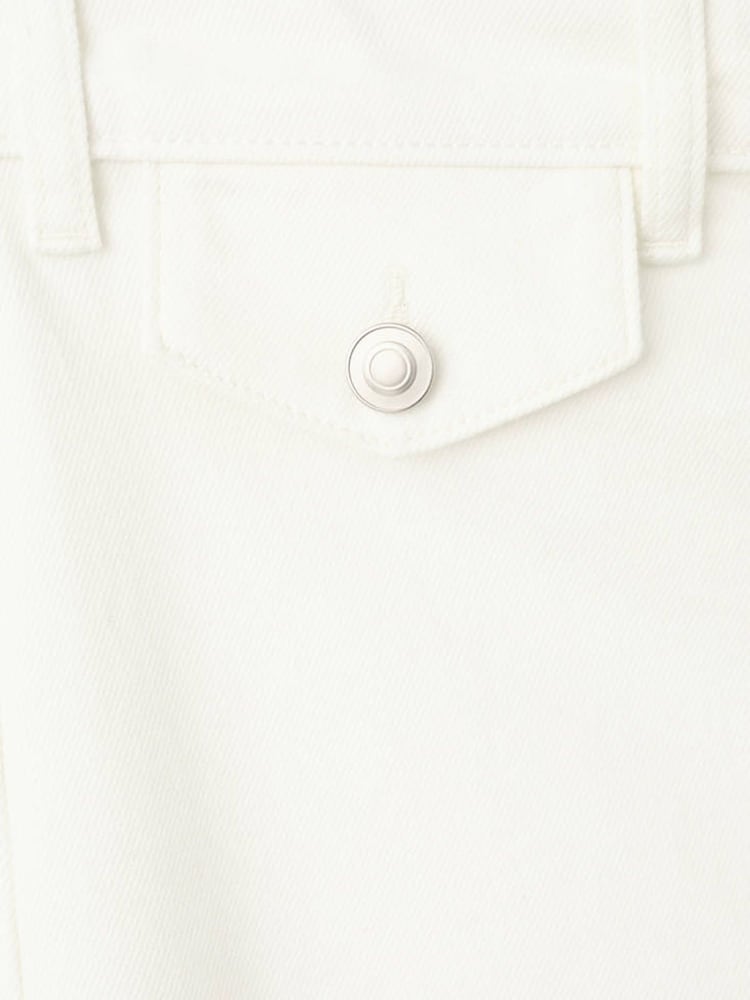 Mango White Brynn Mid Rise Wide Leg Pocket And Belt Loop Detail Jeans - Image 7 of 7