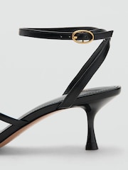 Mango Black Toe Ring Heels - Image 4 of 6