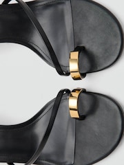Mango Black Toe Ring Heels - Image 5 of 6