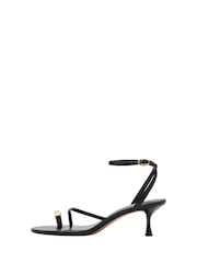 Mango Black Toe Ring Heels - Image 6 of 6