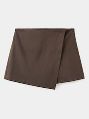Mango Brown Wrap Skirt - Image 5 of 7