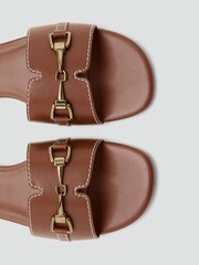 Mango Brown Detailed Sandals - Image 3 of 5