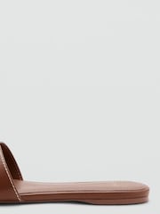 Mango Brown Detailed Sandals - Image 4 of 5