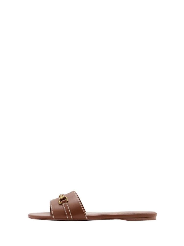 Mango Brown Detailed Sandals - Image 5 of 5